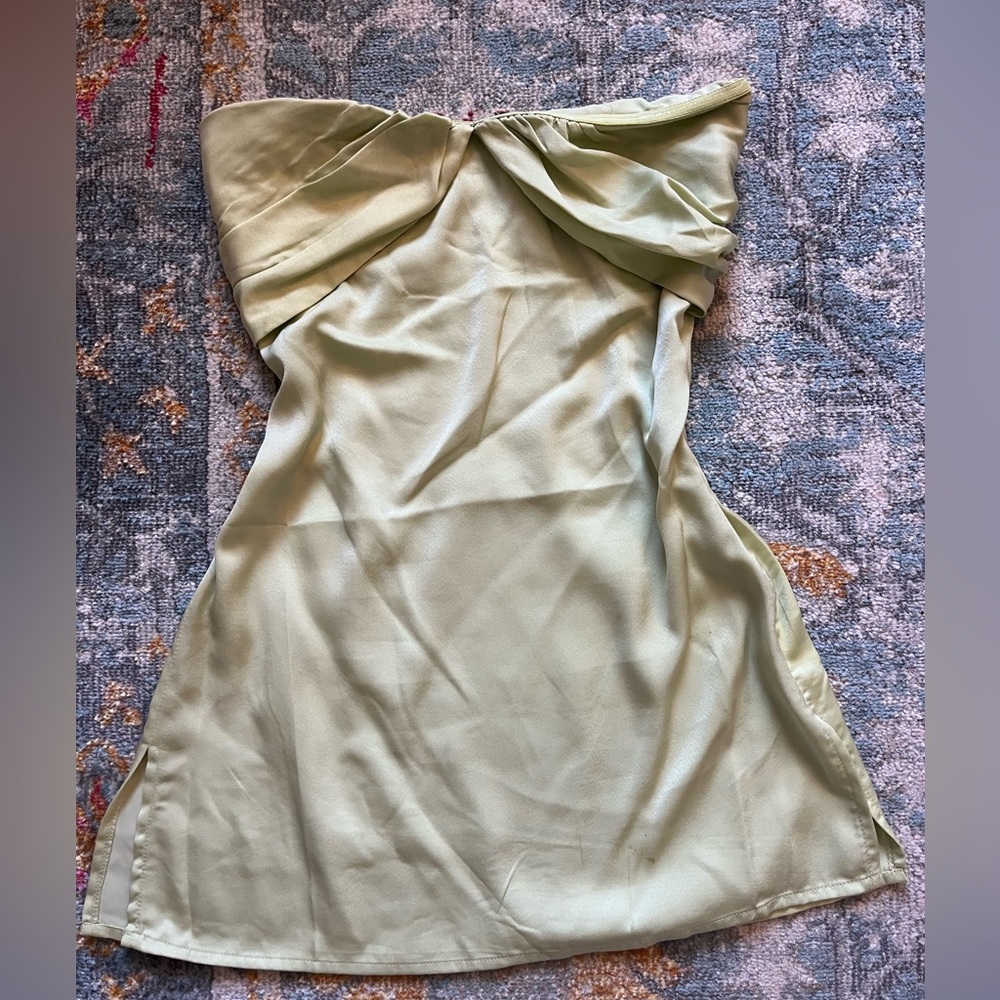 Princess Polly Strapless Green Dress